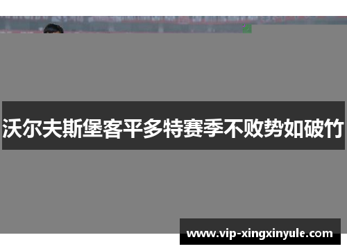 沃尔夫斯堡客平多特赛季不败势如破竹